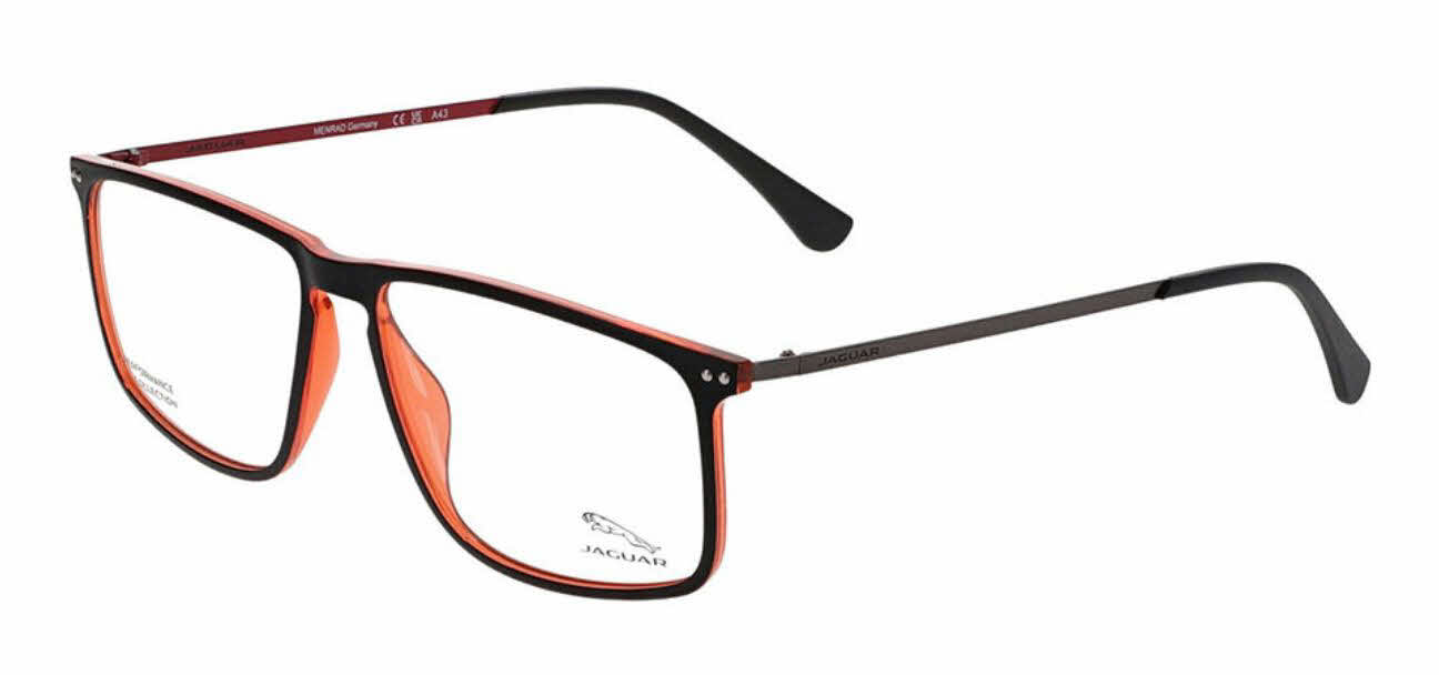  clear lens/orange red black