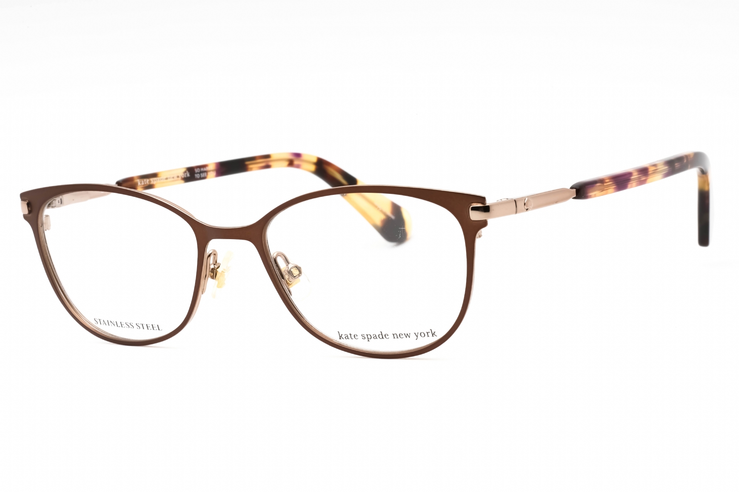  clear demo lens/brown havana