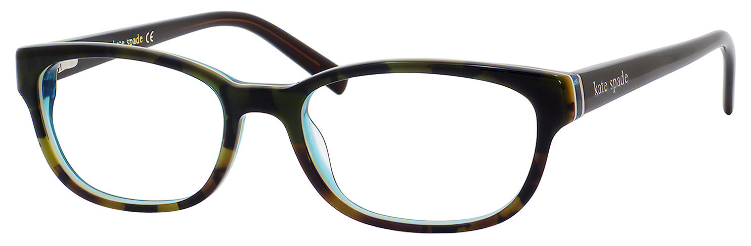  clear/tortoise turquoise