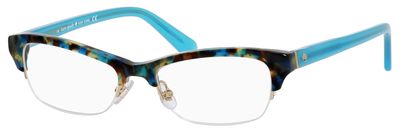  clear/turquoise havana