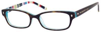  clear/tortoise aqua striped