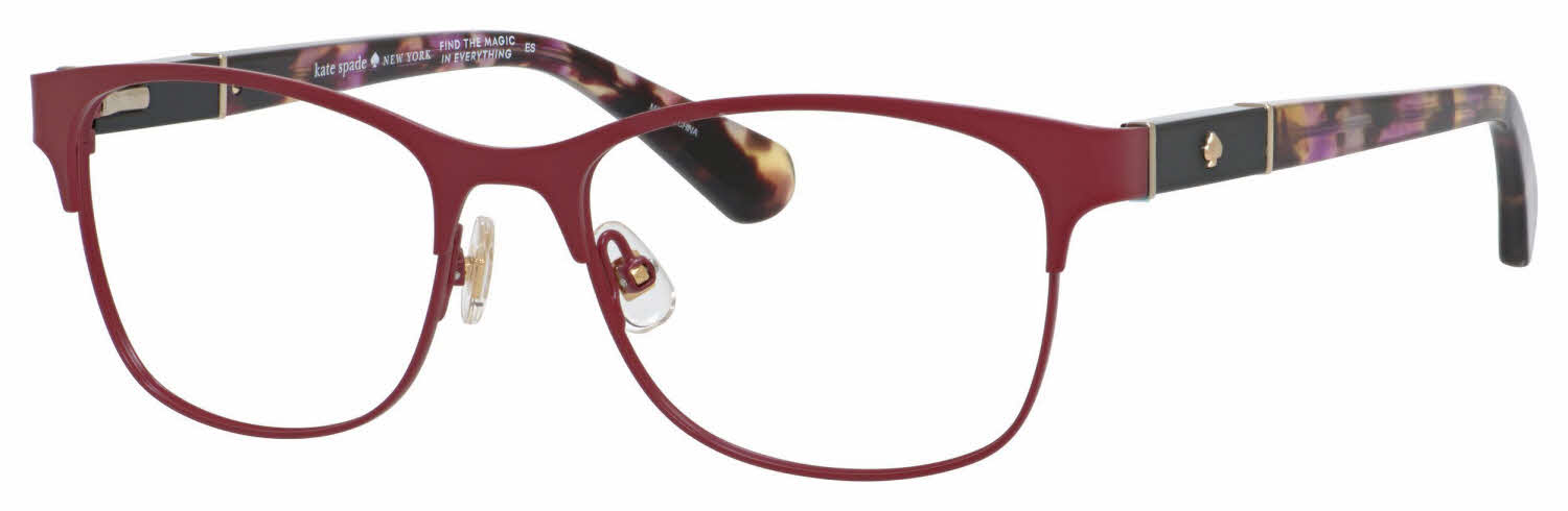  clear lens/matte burgundy