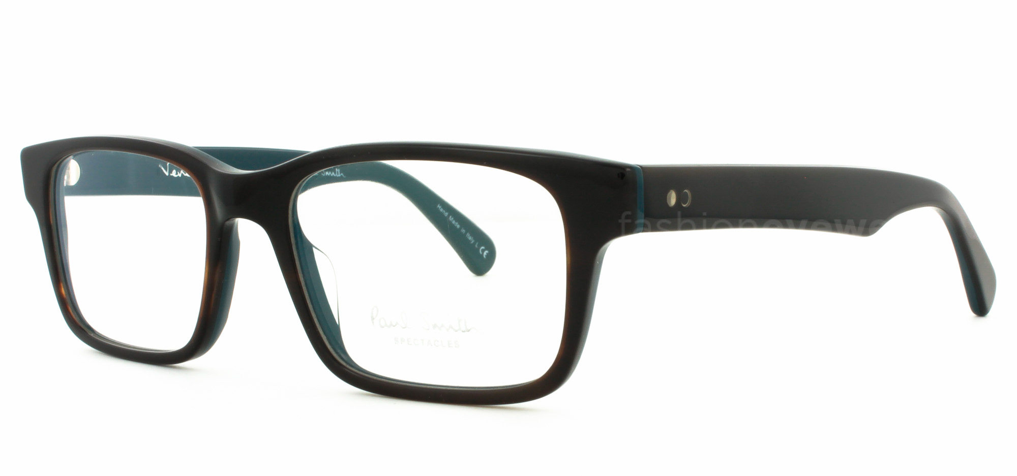  clear/ tortoise teal