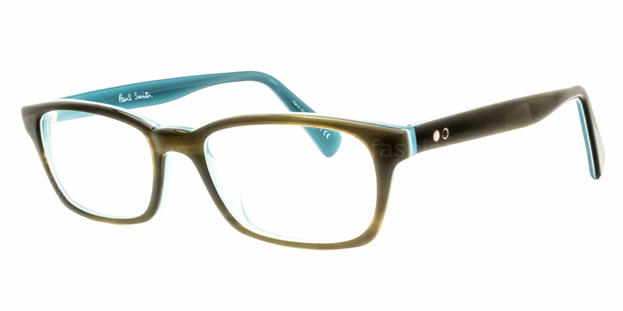  clear/ olive tortoise/teal