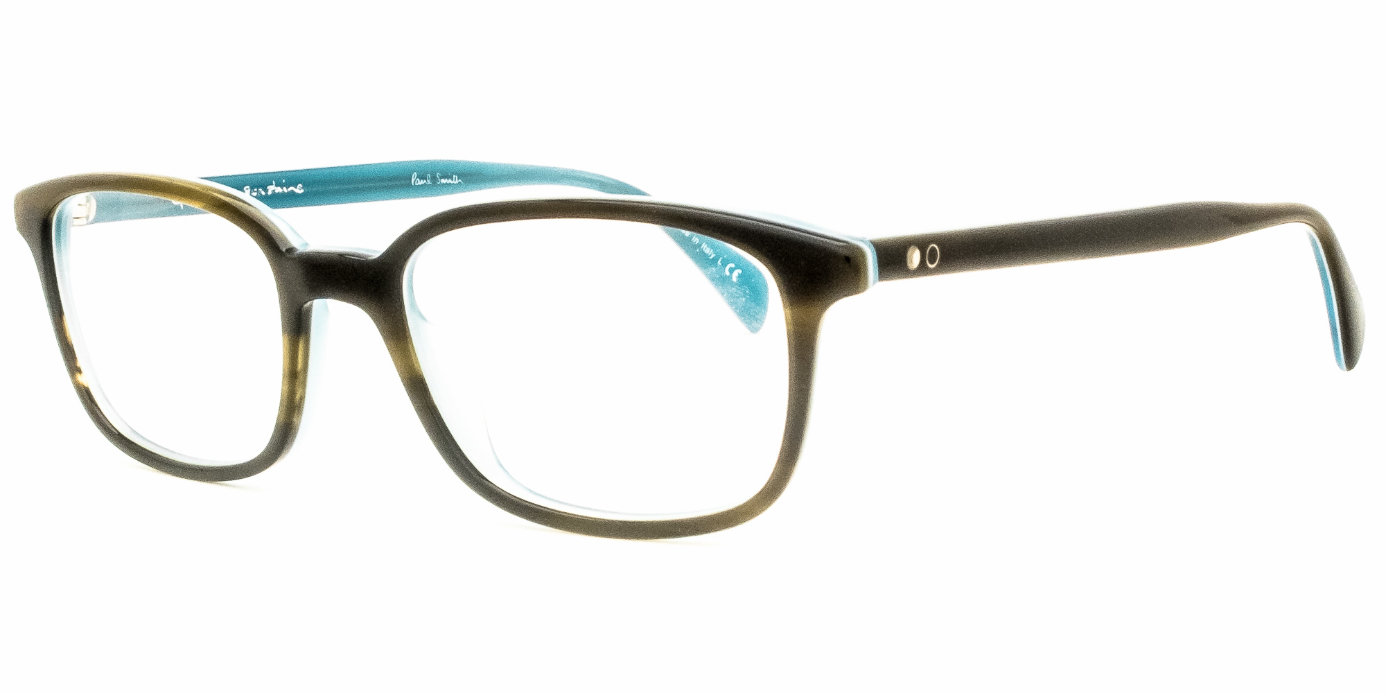  clear/ olive tortoise/teal