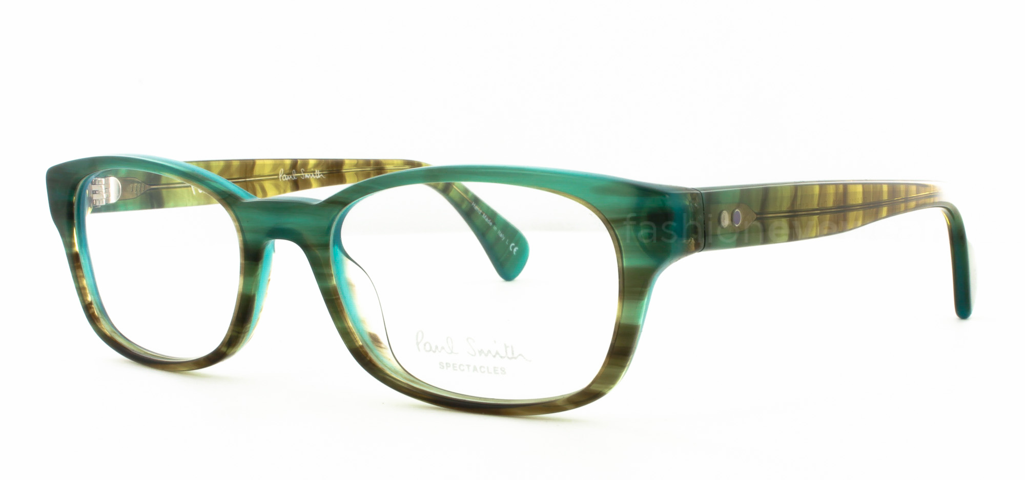  clear/ teal tortoise