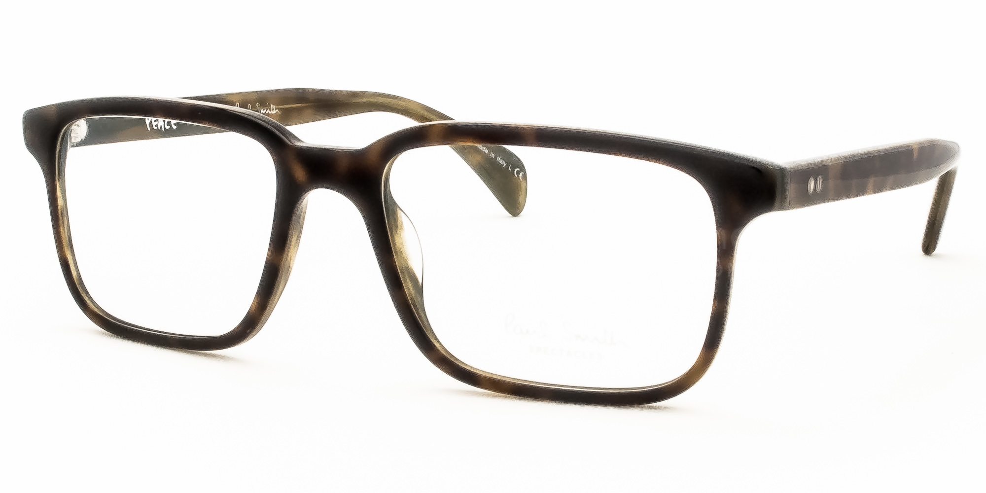  clear/ olive tortoise