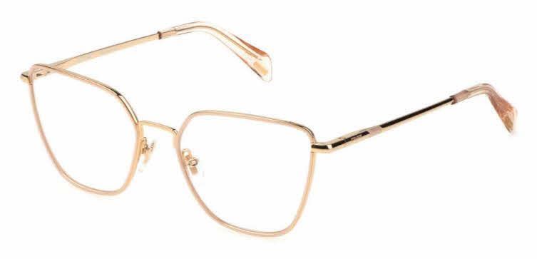  clear lens/rose gold with white