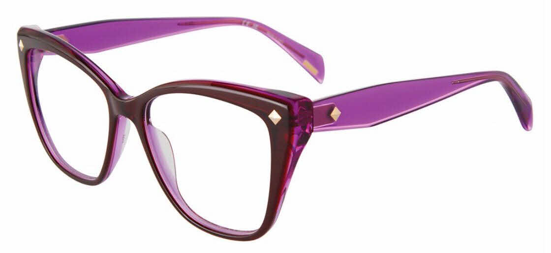  clear lens/bordeaux violet