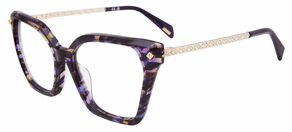  clear lens/yellow violet havana