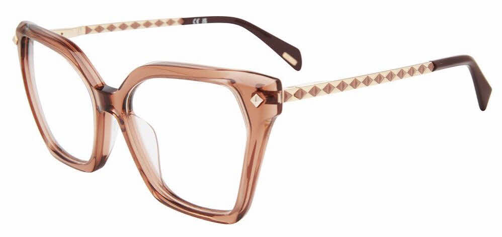  clear lens/transparent brown