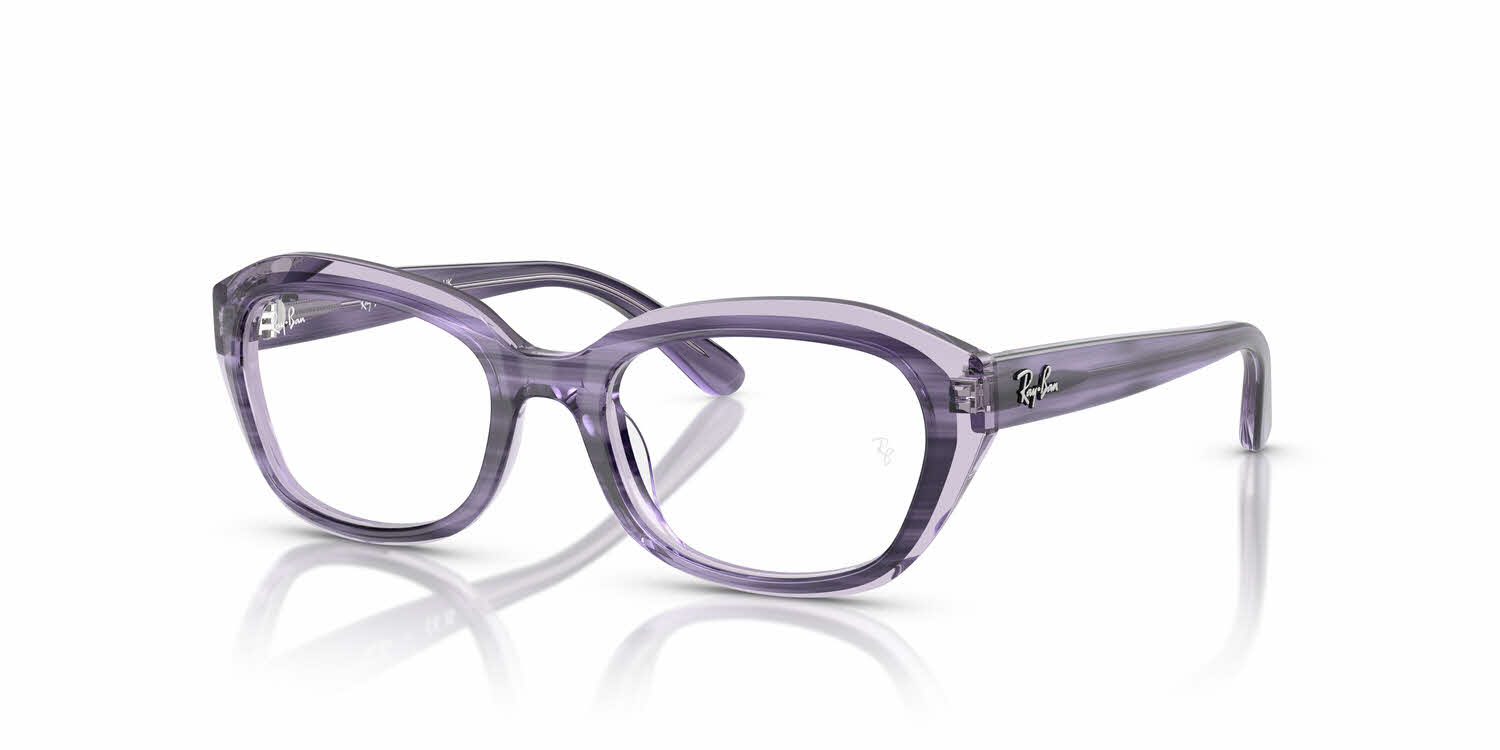  clear lens/striped violet on transparent violet