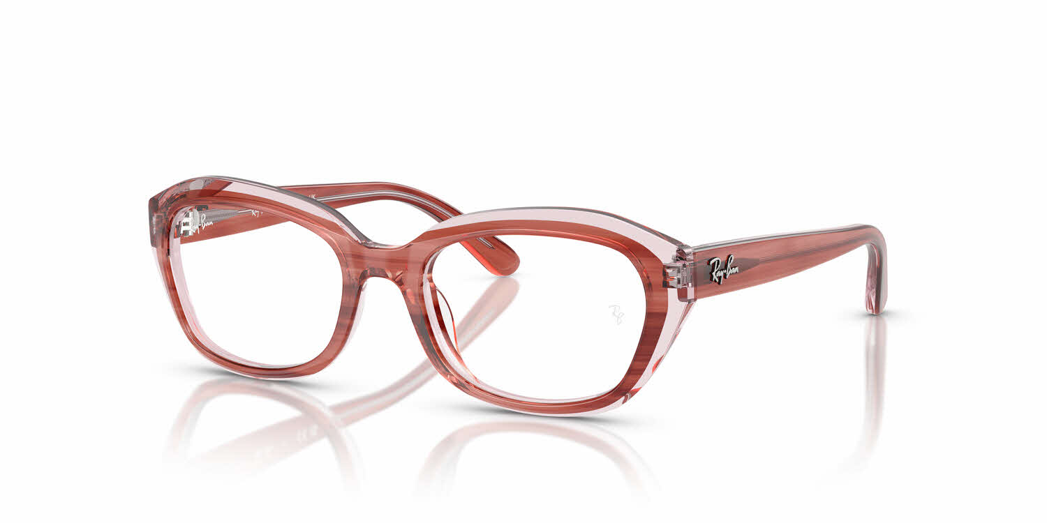 clear lens/striped pink on transparent pink