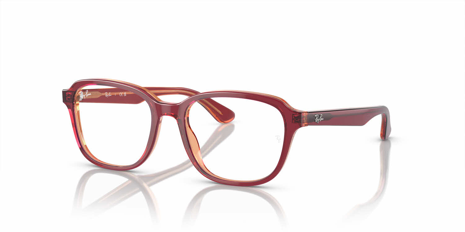  clear lens/top red violet orange