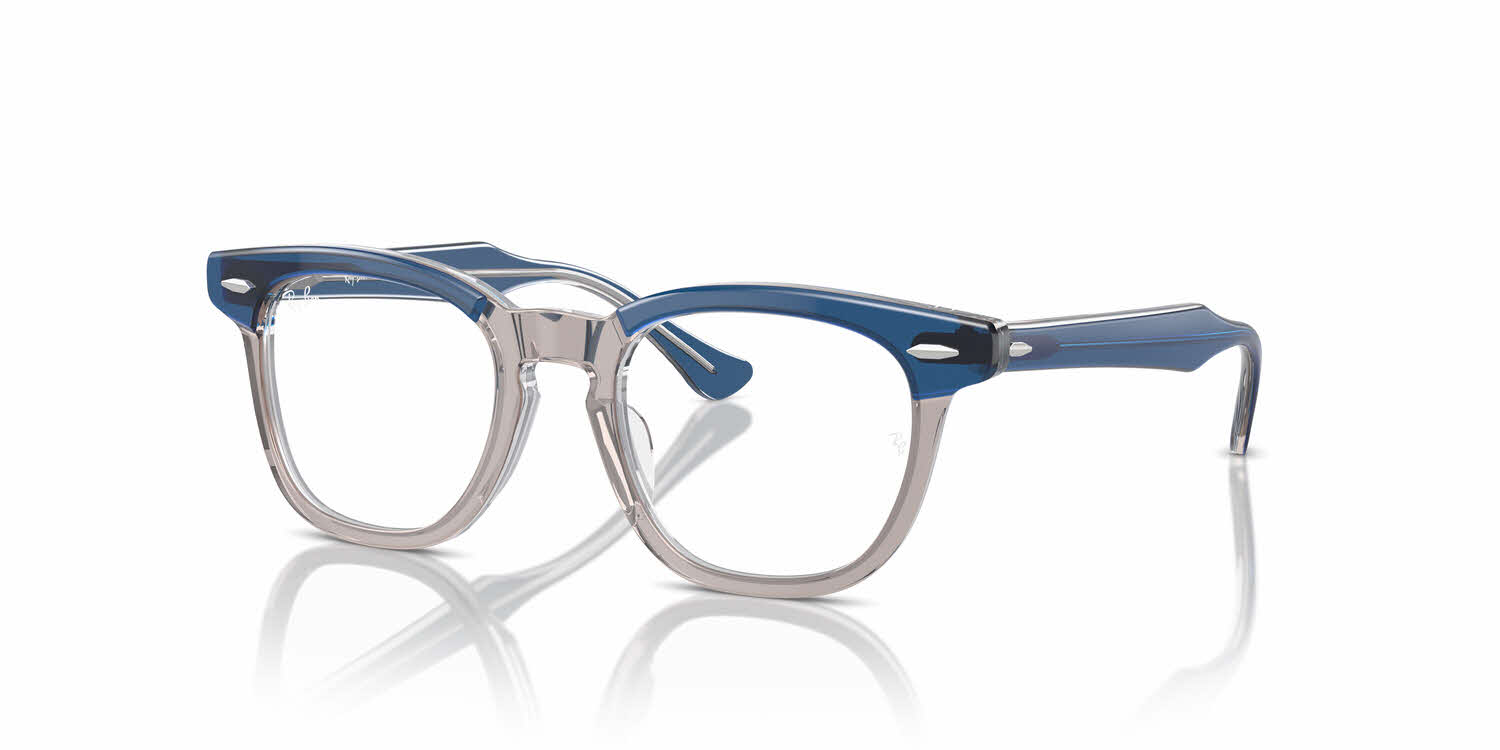  clear lens/top dark blue brown light grey