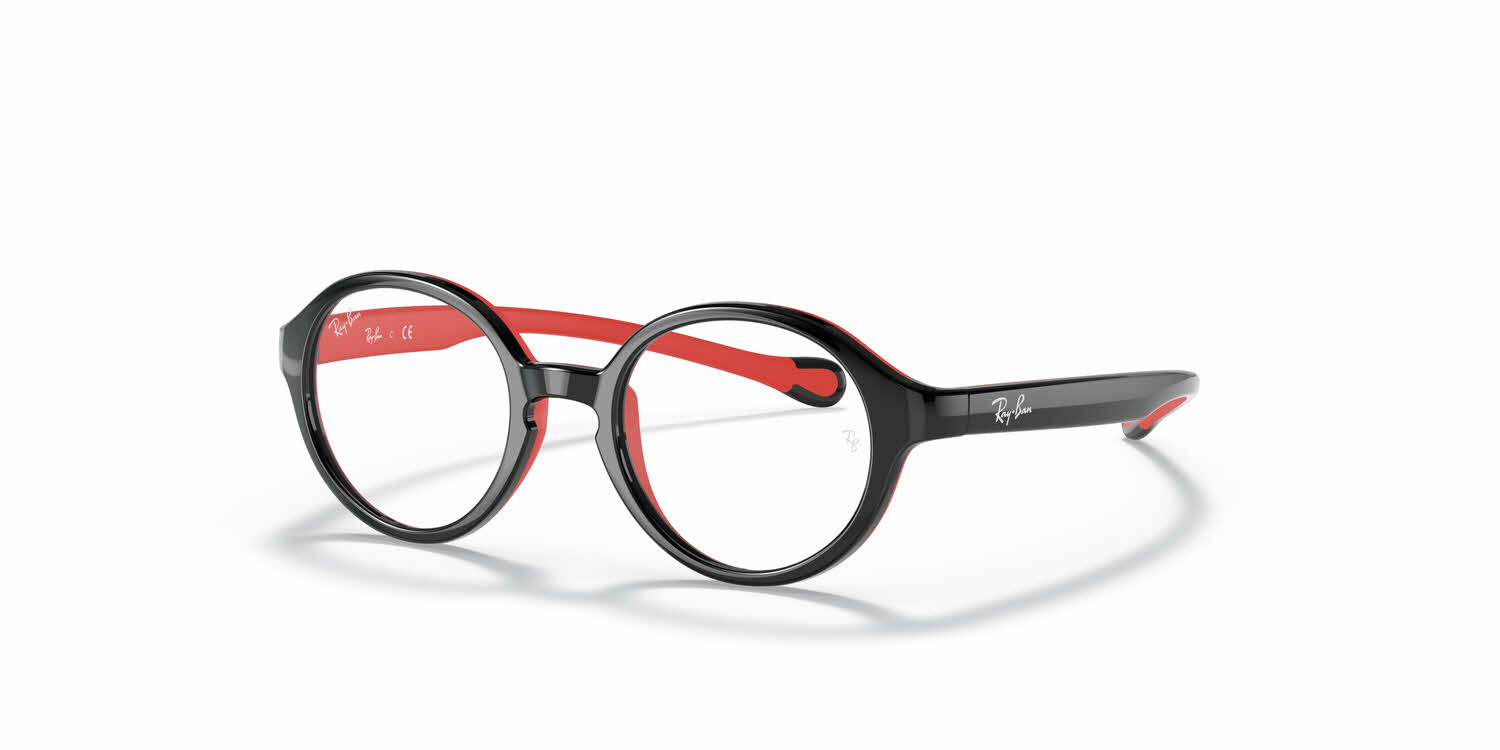  clear lens/black on rubber red