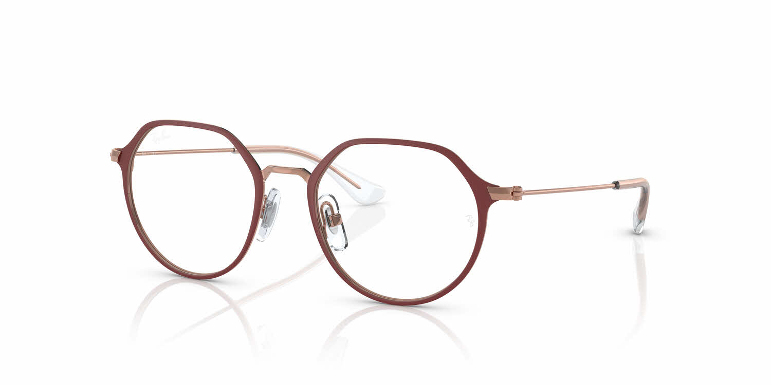  clear lens/matte bordeaux on rose gold