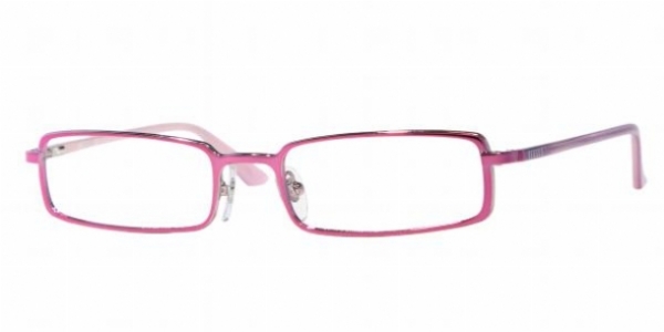  pink bicolour/ clear