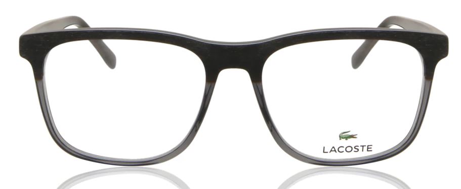  clear lens / transparent grey wood