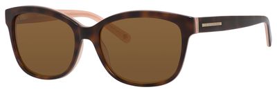  brown polarized/tortoise peach