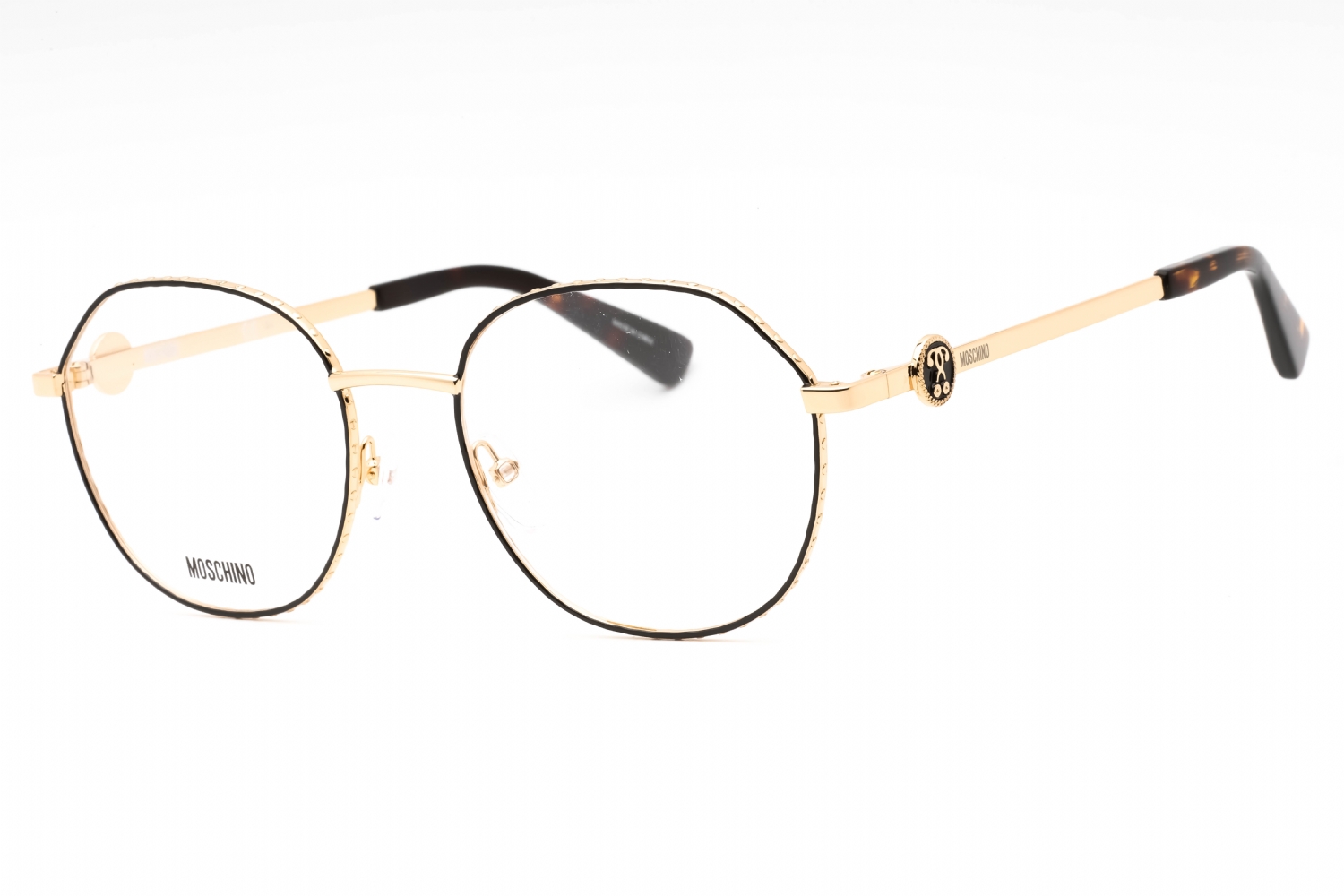  clear demo lens/gold black