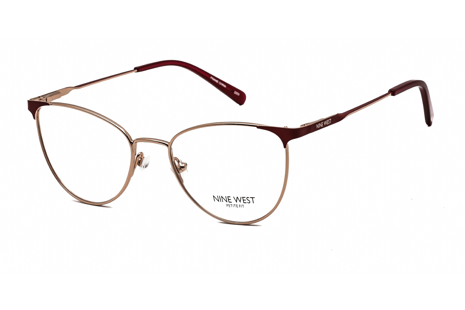  clear lens/burgundy