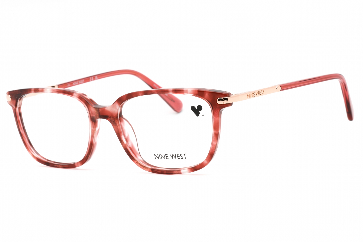  clear lens/iridescent burgundy tortoise