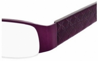  clear/satin plum