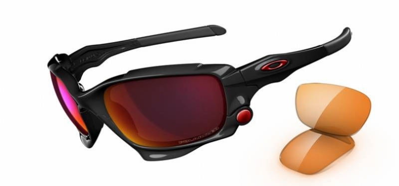  polarized red/polished black