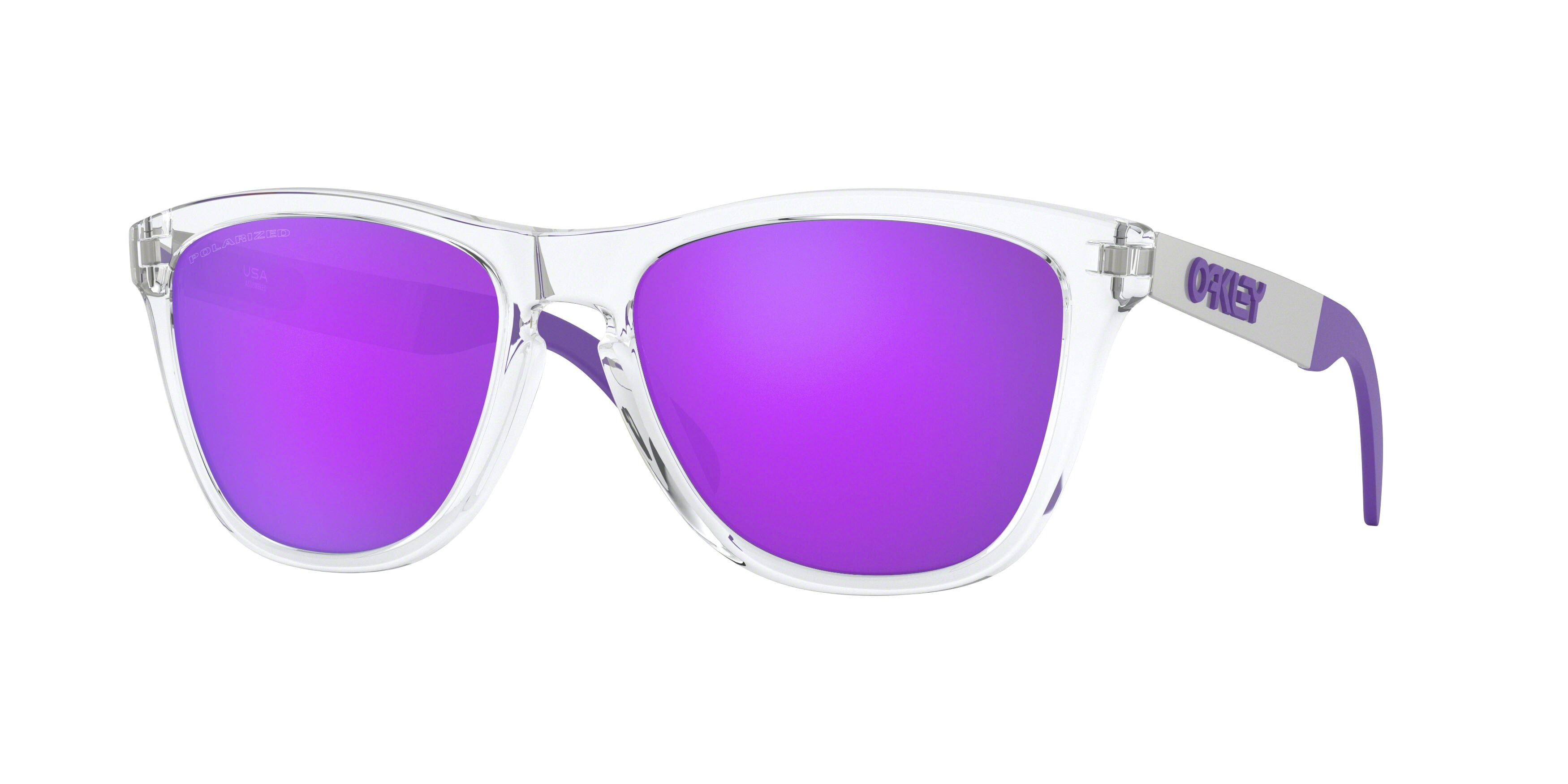  violet iridium polarized/polished clear