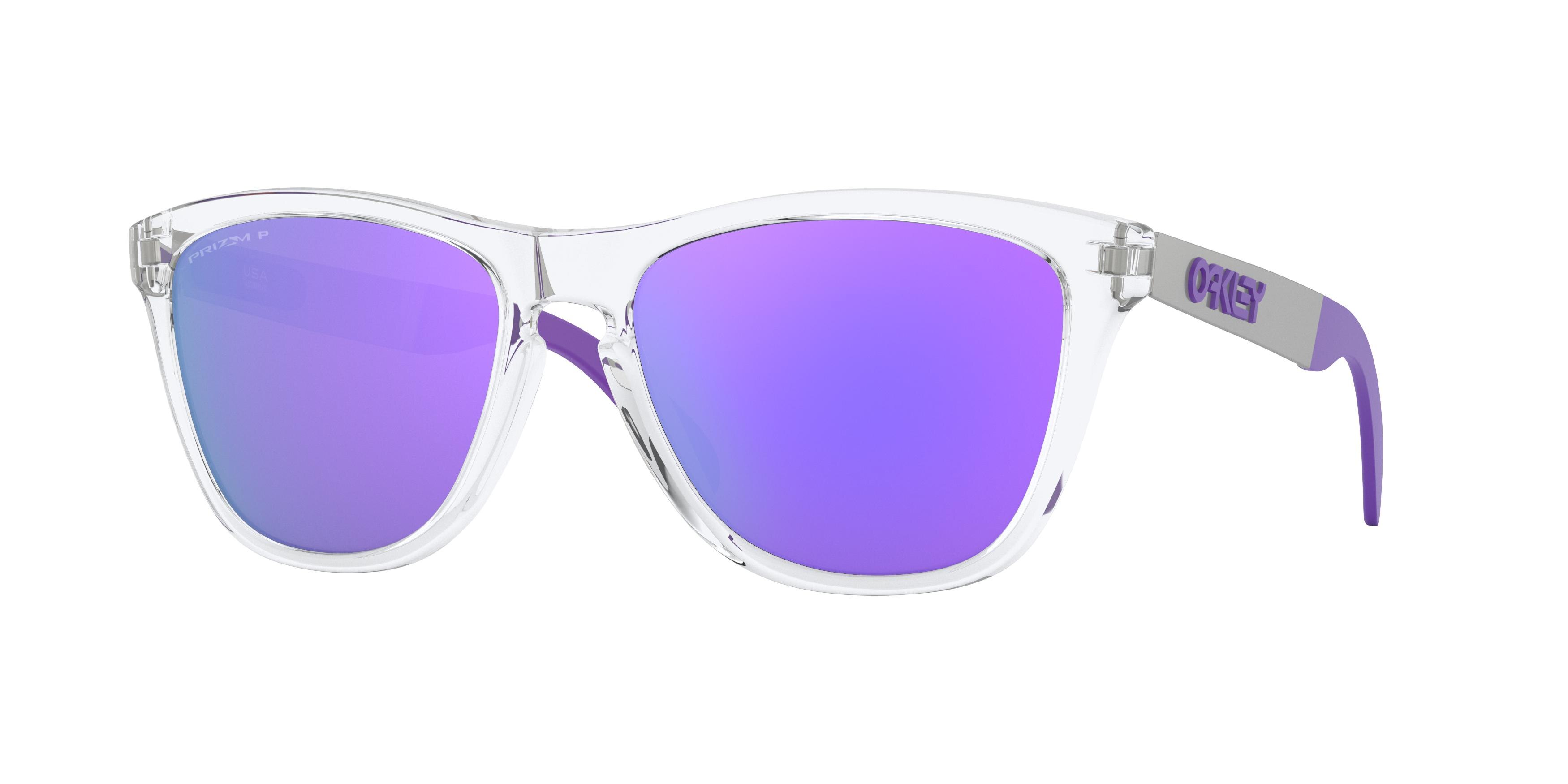  prizm violet polarized/polished clear