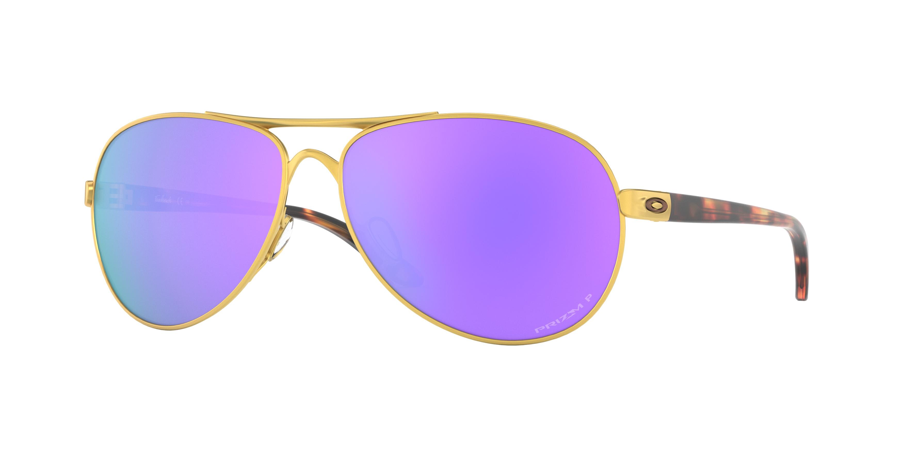  prizm violet polarized/satin gold