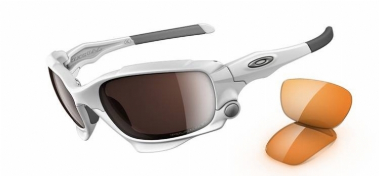  vr28 grey irridium polarized/matte white