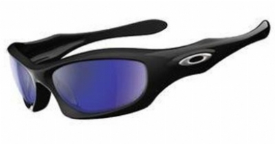  polished black/deep blue polarized