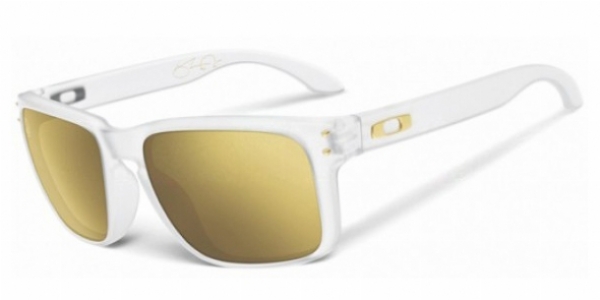  24k gold iridium polarized/matte clear