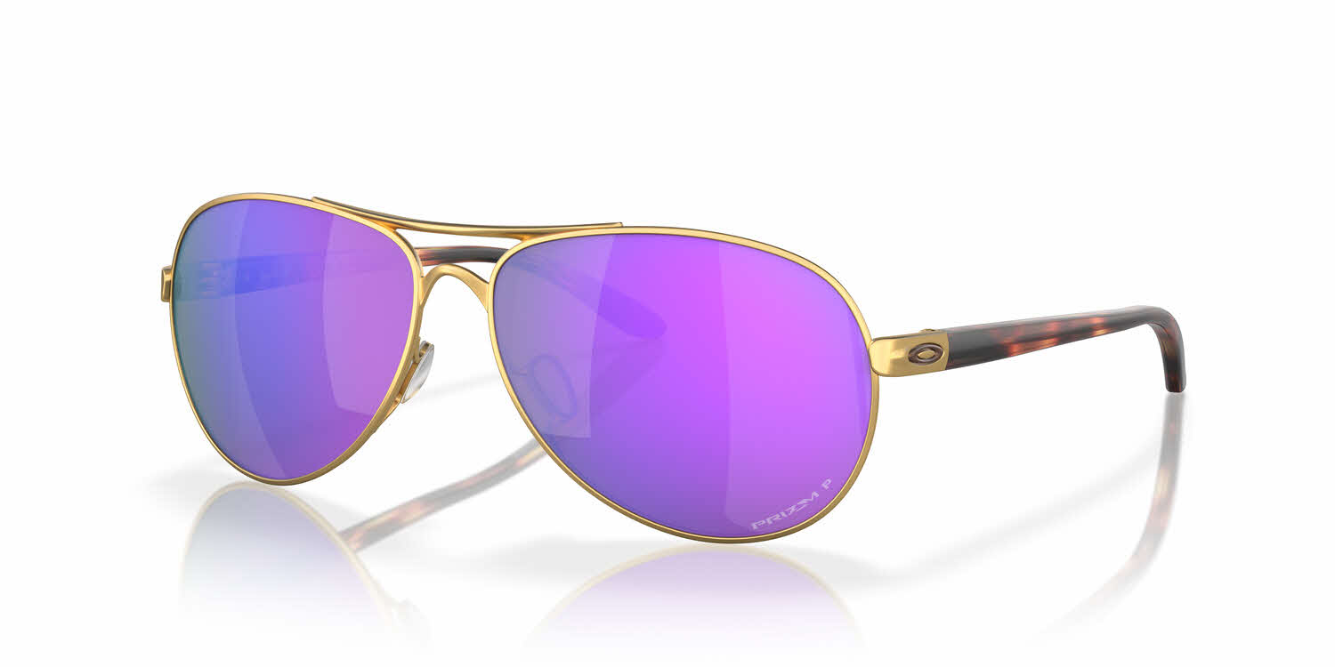  prizm violet polarized lens/satin gold