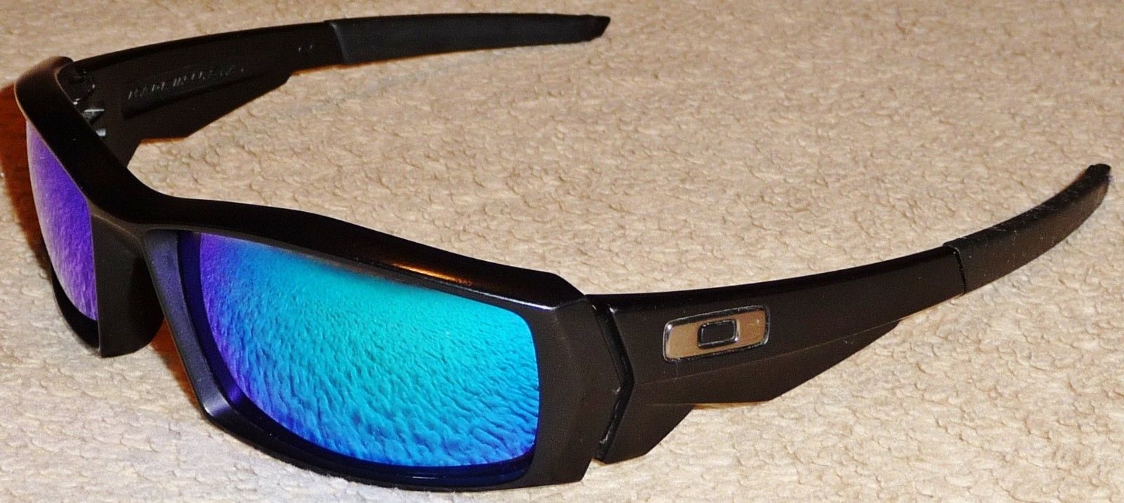  blue mirror red polarized/matte black