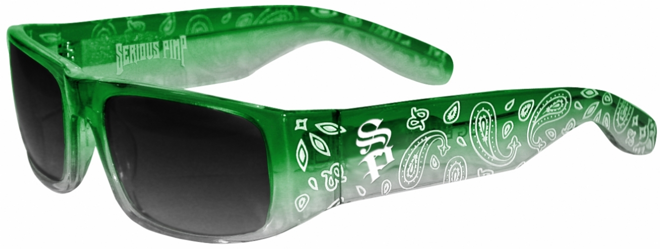 SERIOUS PIMP OG BANDANA GREEN