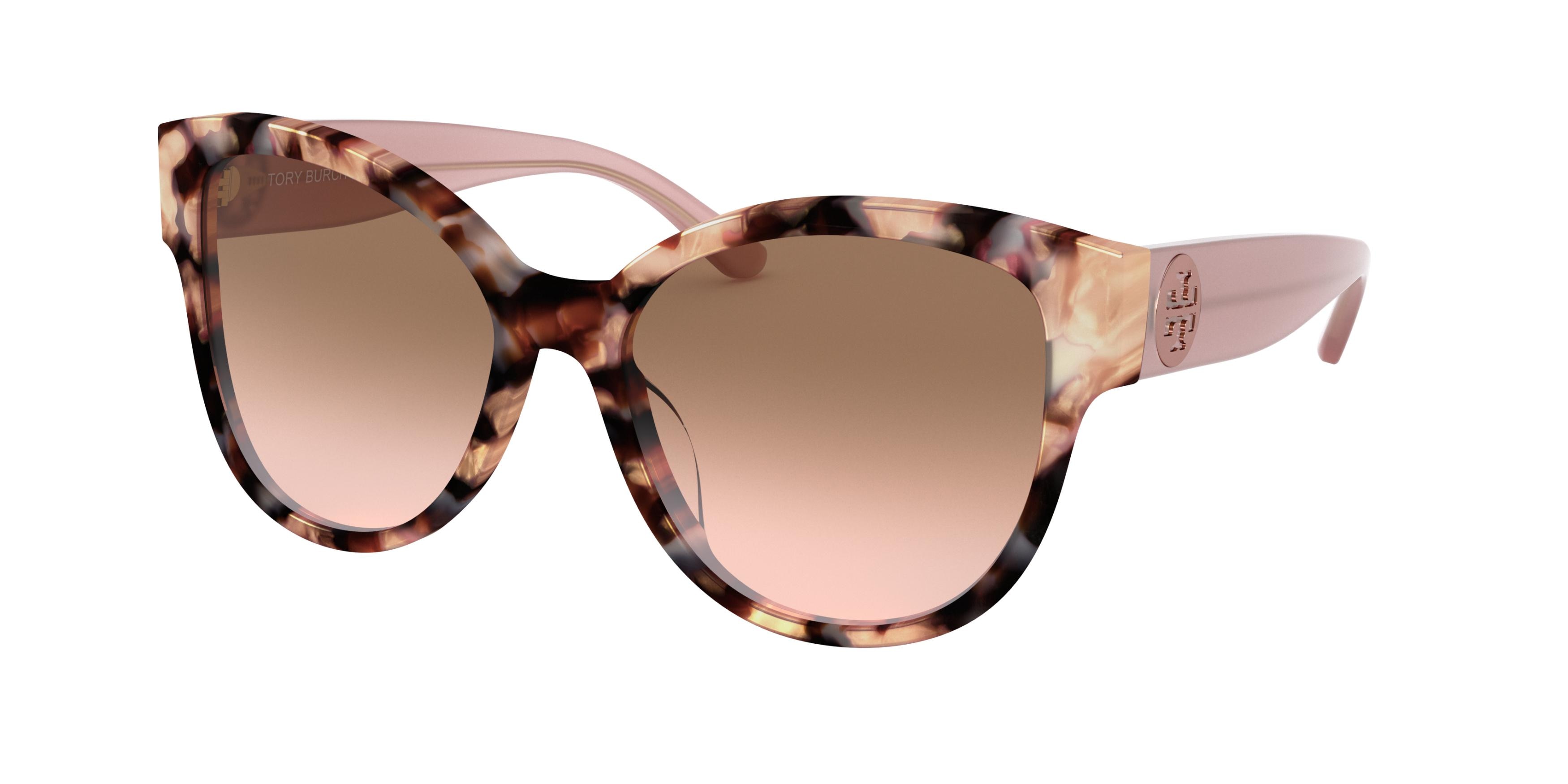  rose brown gradient/pink pearl tortoise