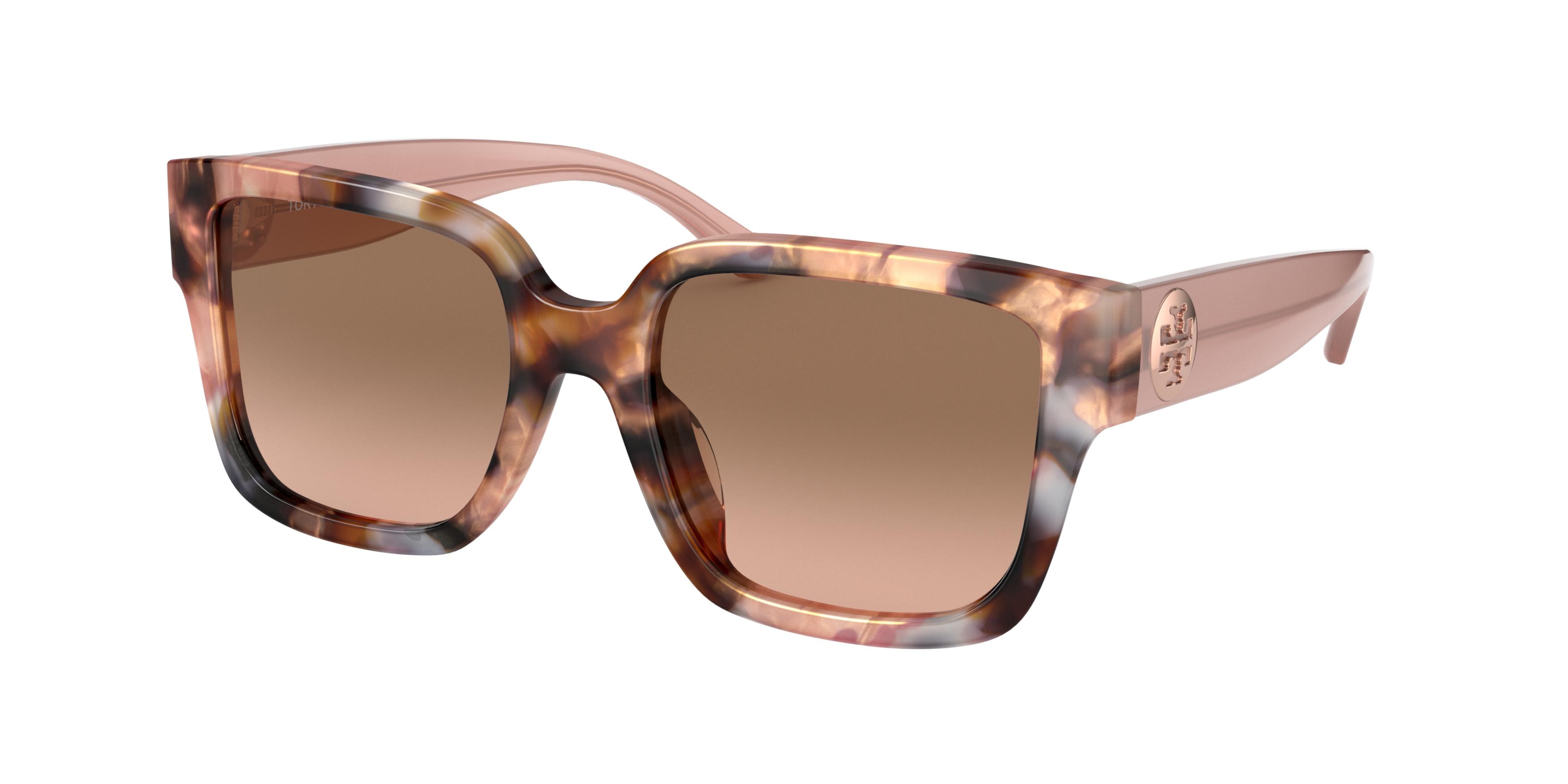  rose brown gradient/pink pearl tortoise