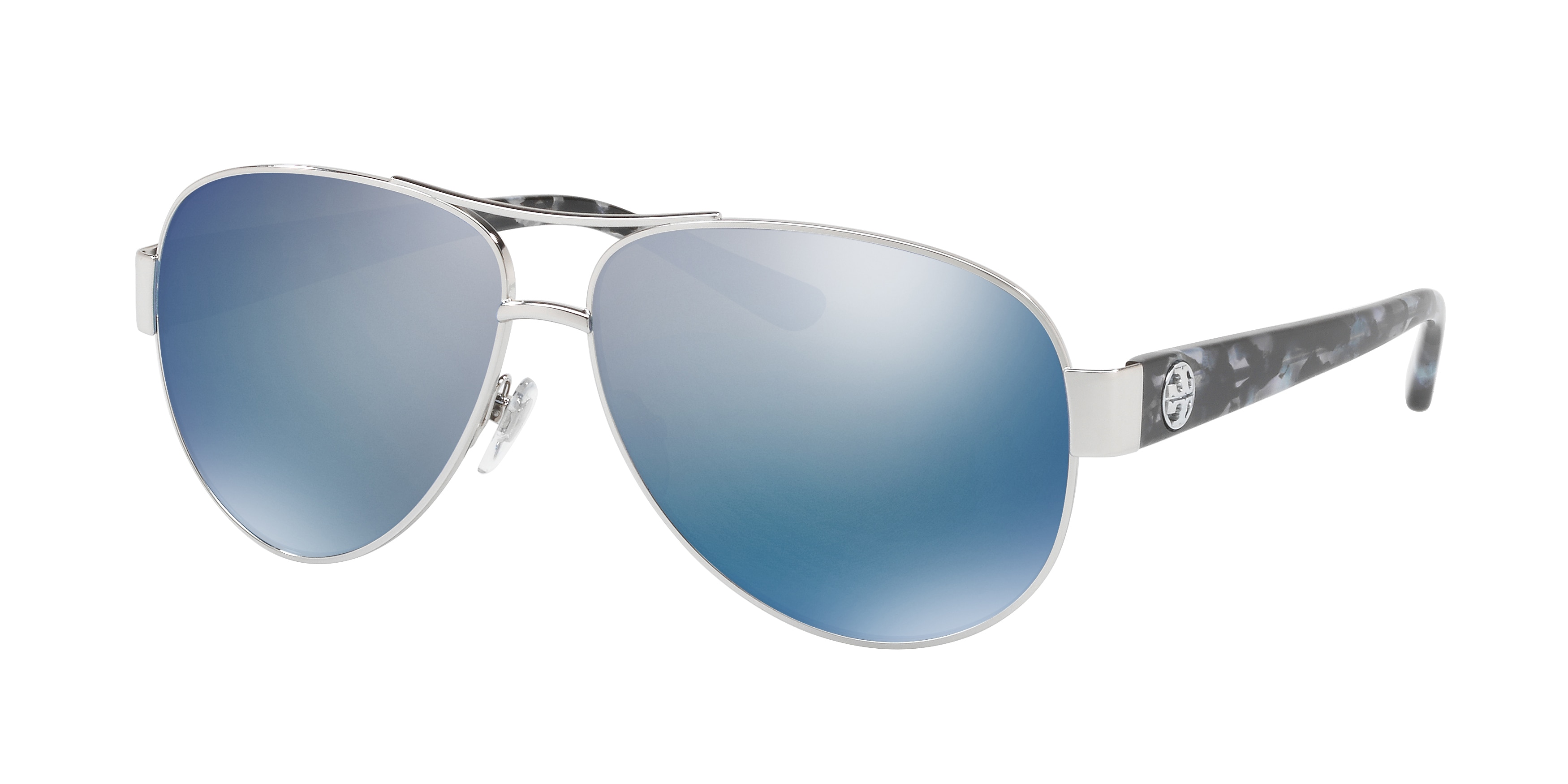  blue flash polarized mirror/silver