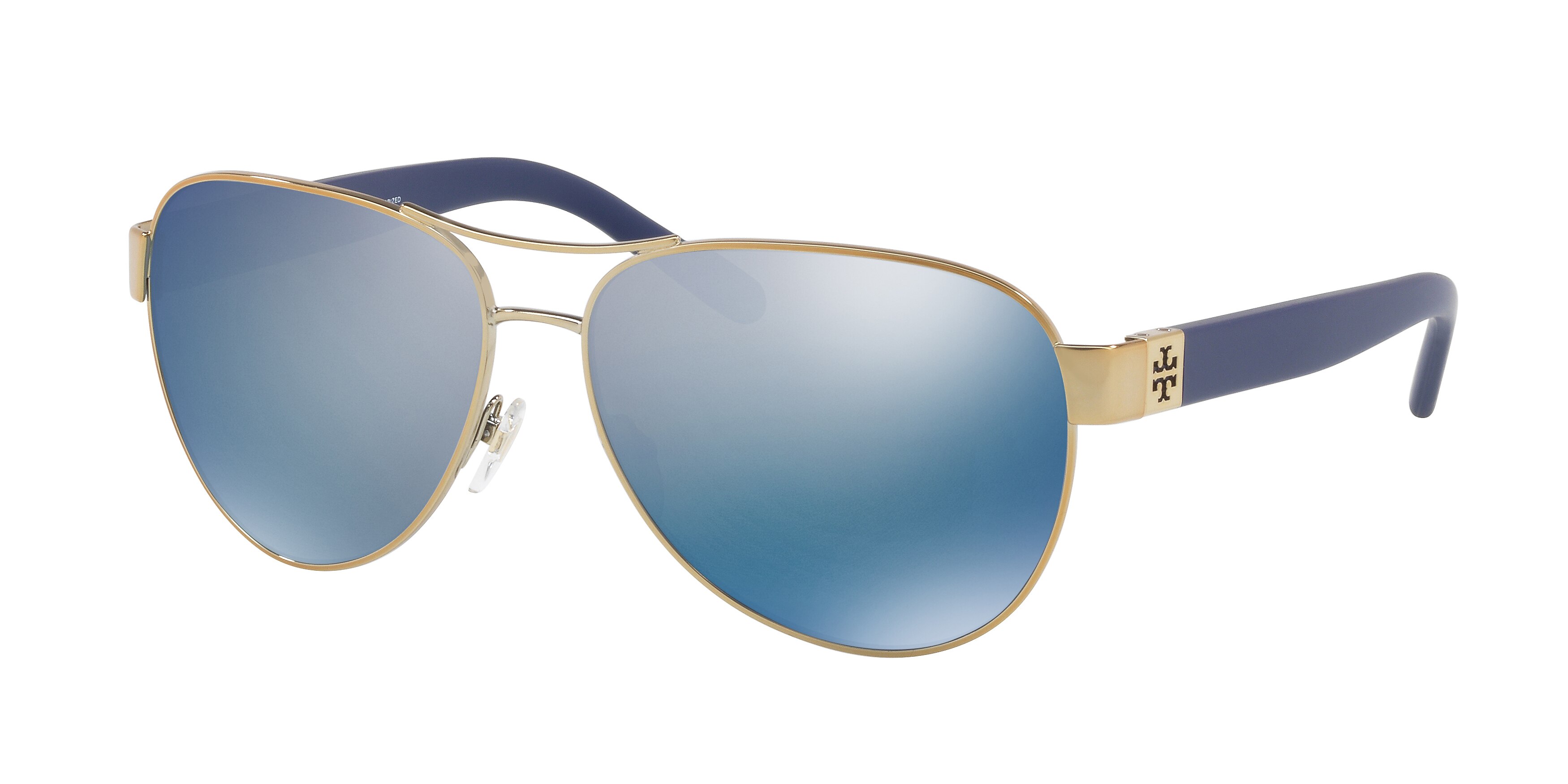  blue flash polarized mirror/gold