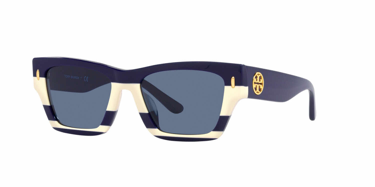  solid navy lens/navy ivory vintage stripes