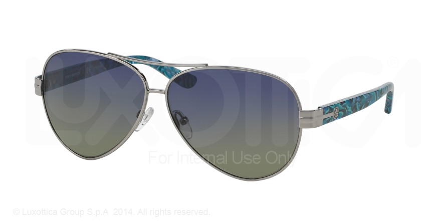  blue green polarized/silver