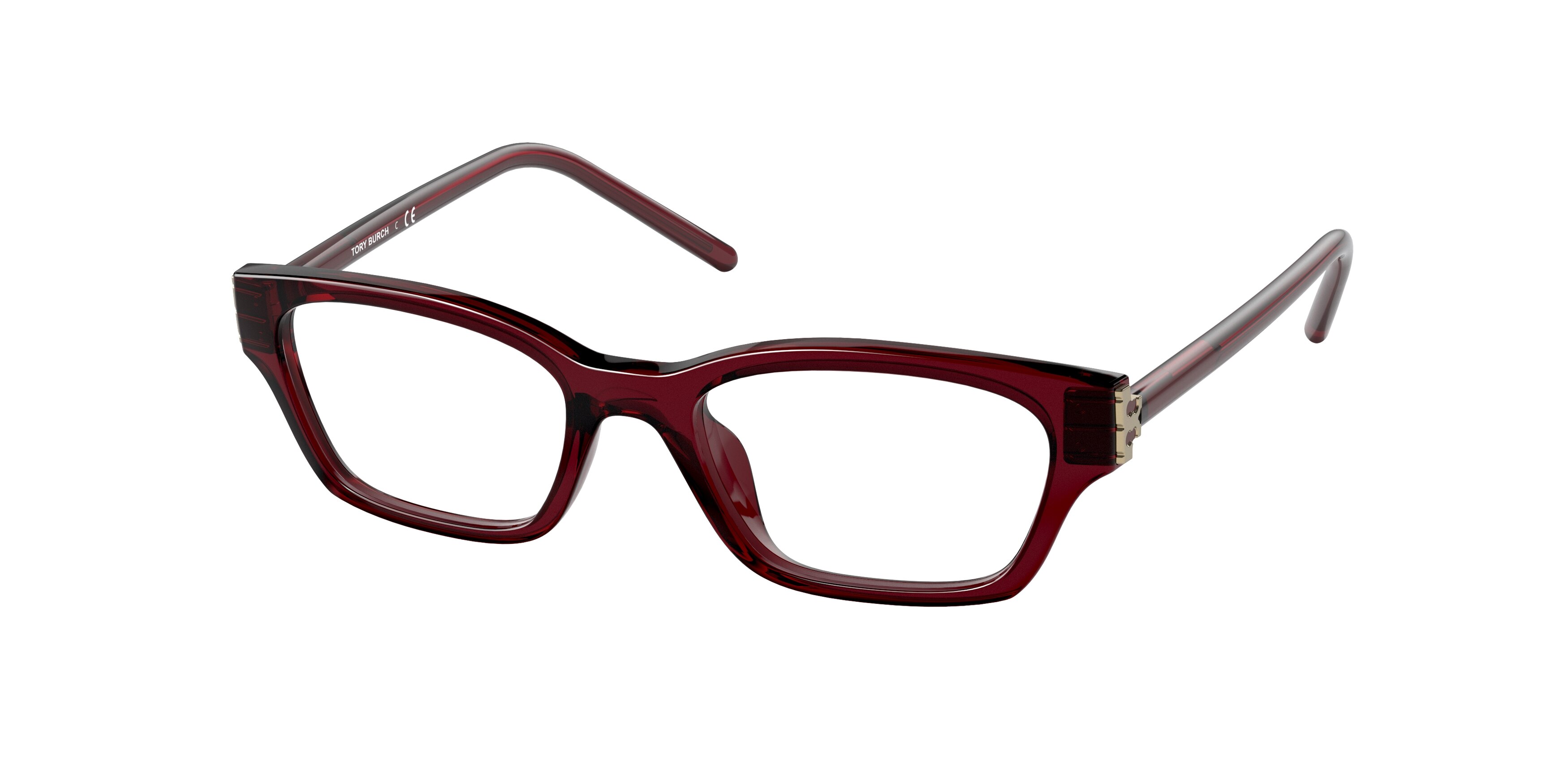  clear/milky bordeaux