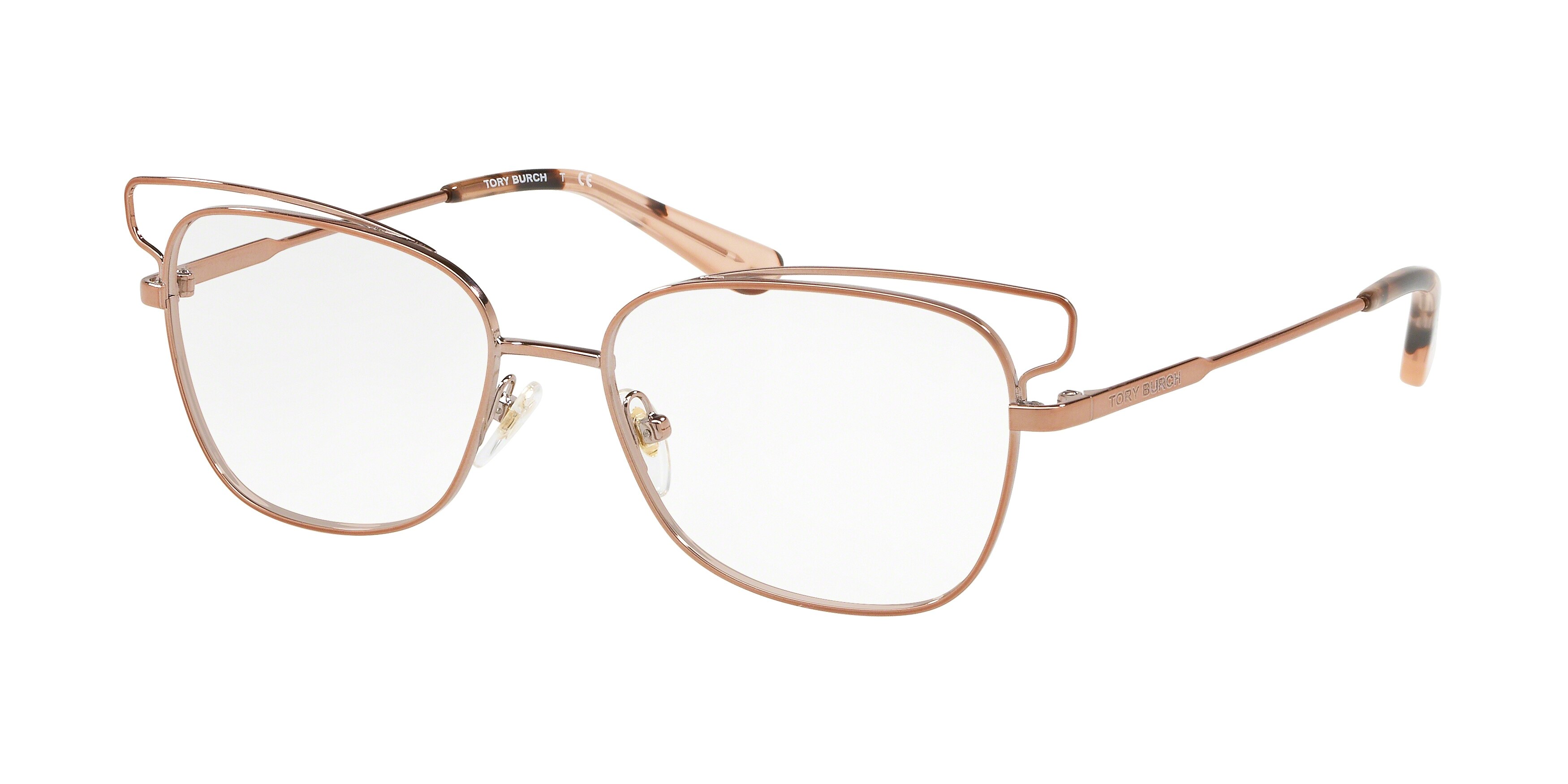  clear/shiny rose gold