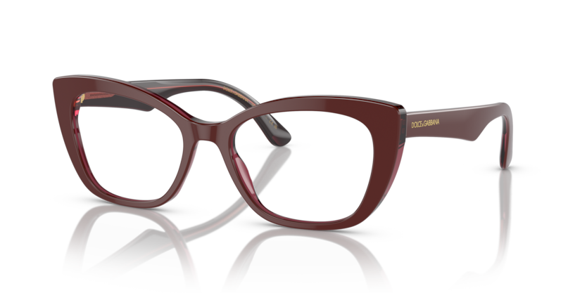  demo lens/bordeaux/transparent bordeaux