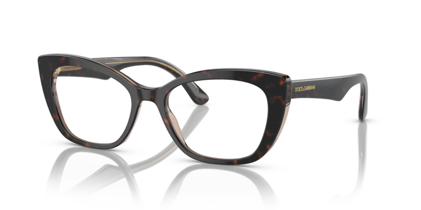  demo lens/havana/transparent brown
