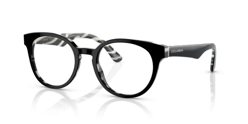  demo lens/top black on zebra