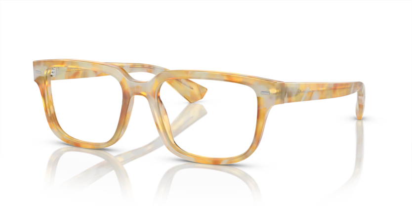  demo lens/yellow tortoise